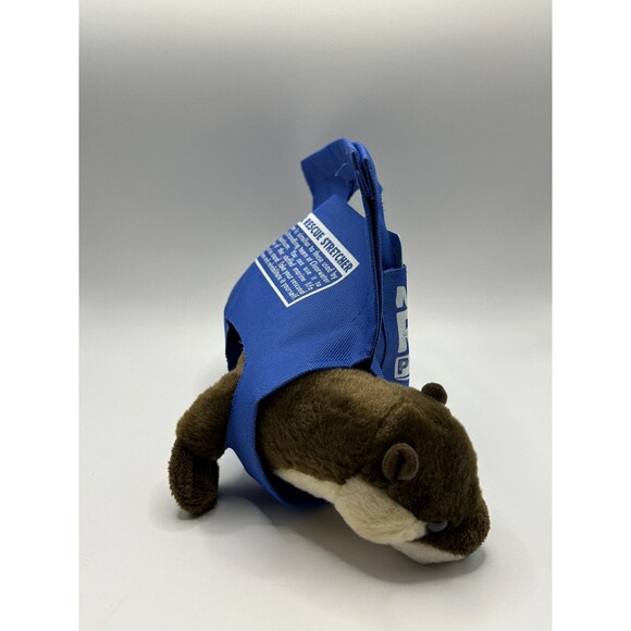 Marine Life Rescue Project River Otter Plush Stuffed Animal w/ Stretcher & Card - Picture 9 of 14